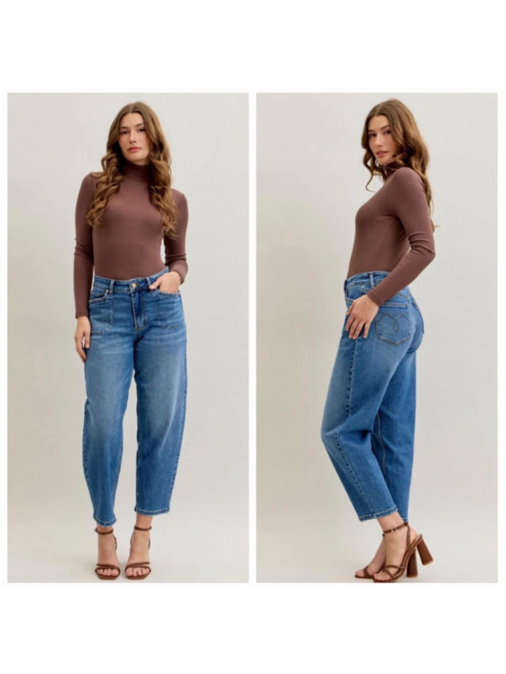 Women's Judy Blue Barrel Fit Culottes Jeans Size 13 Blue